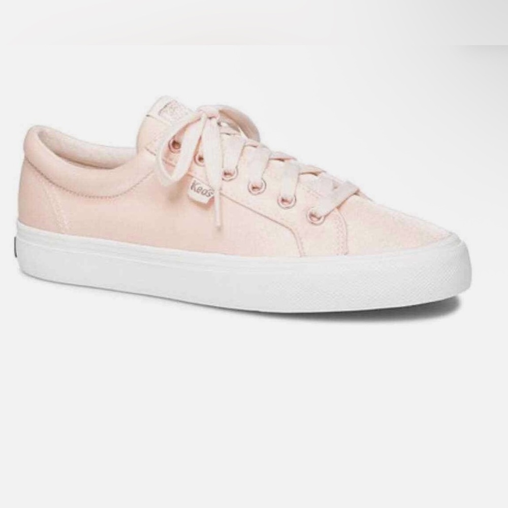 Keds Women's Jump Kick Metallic Shantung Rose Sneakers